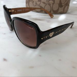 Coach tortoise sunglasses